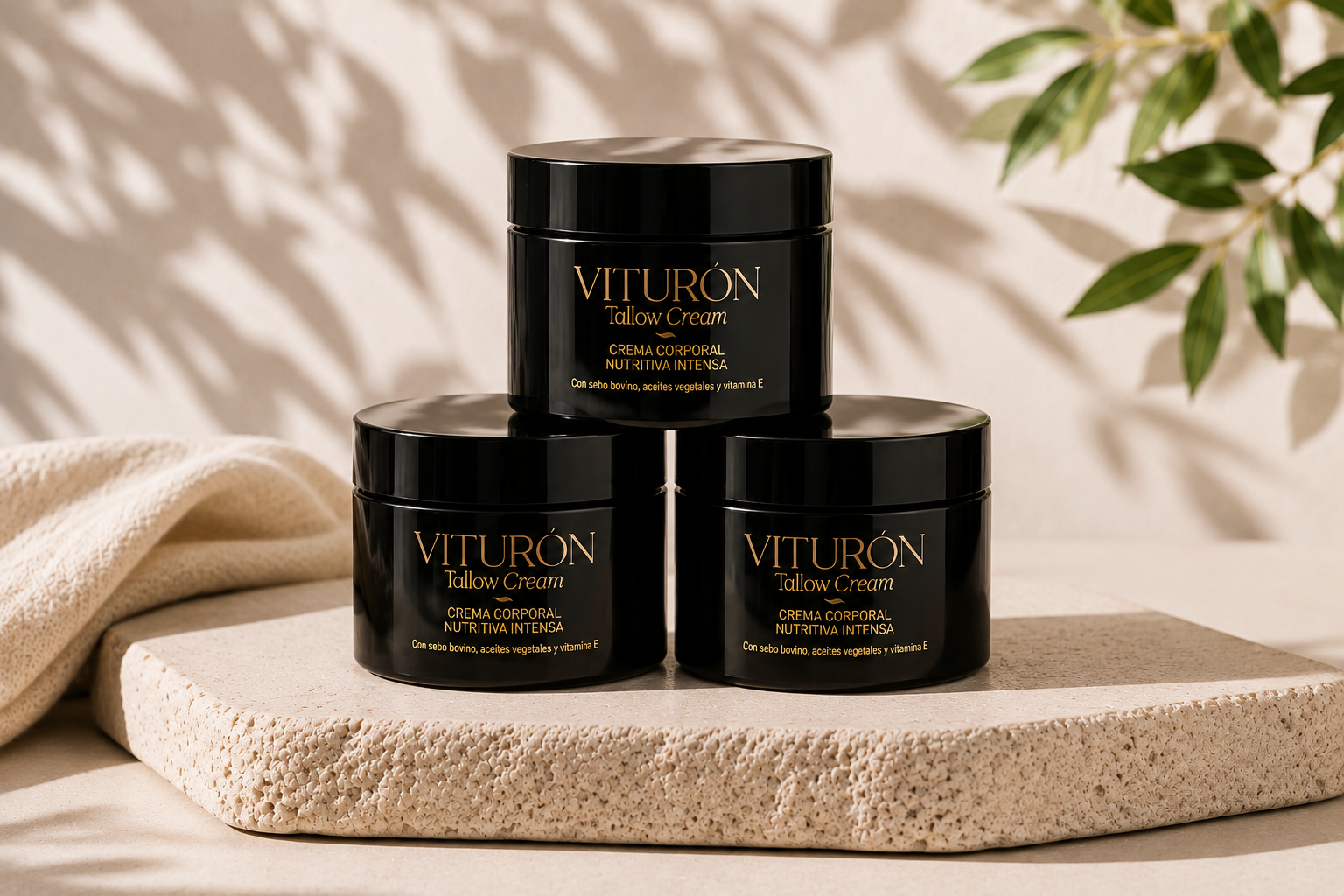 25% TALLOW CREAM CORPORAL. 240 ml. 3 Ud. con un 25% dto.